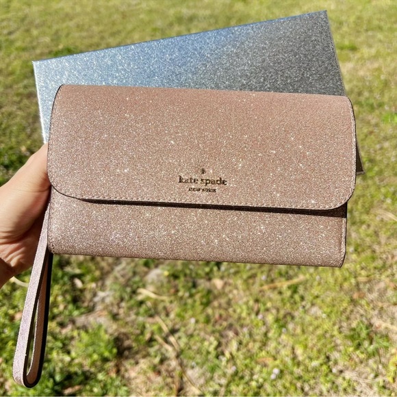 Kate Spade Shimmy Boxed Medium Tech Phone Wallet Wristlet Purse